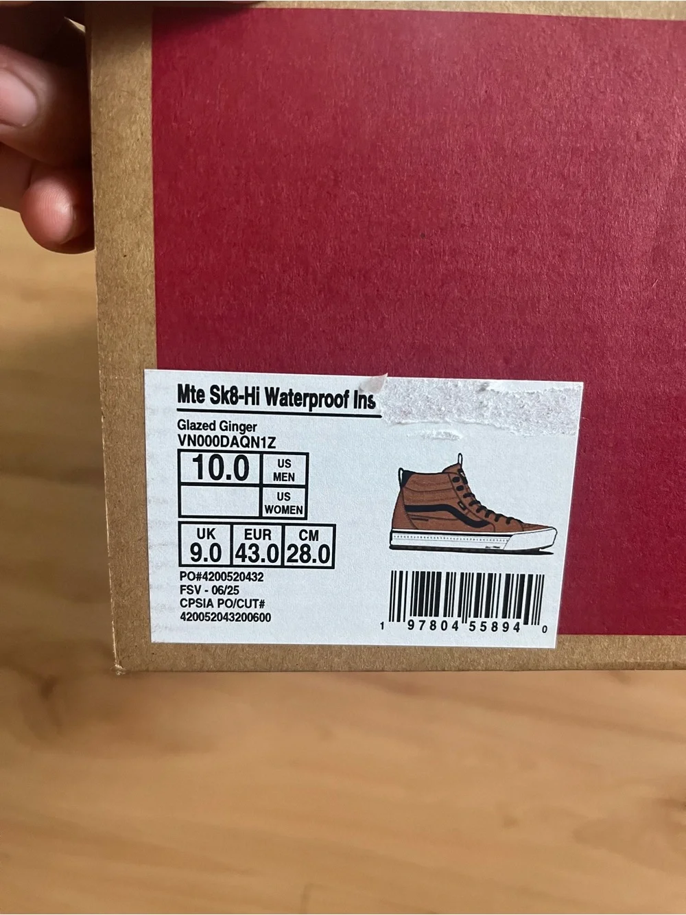 Vans brand new